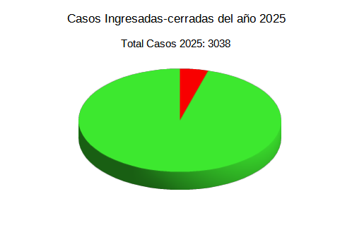 Casos Ingresados 2025