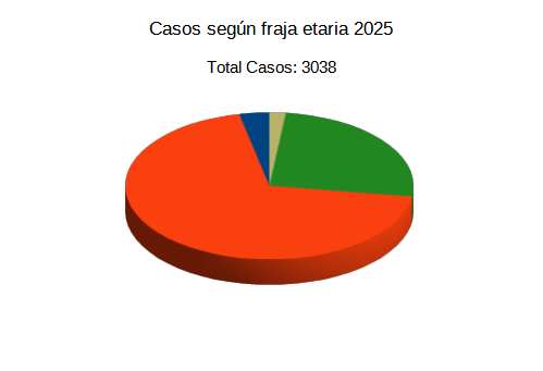 Estadística por Franja Etaria 2025