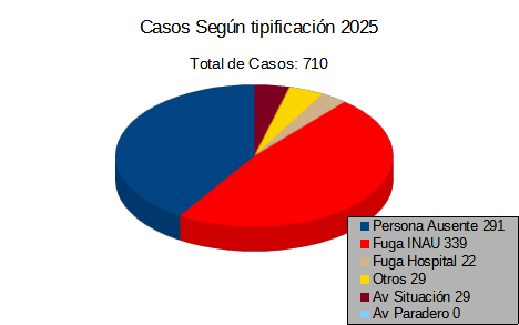 Estadisticas por tipificación 2025