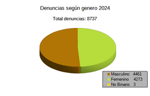 Estadística según género 2024