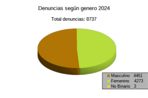 Estadística según género 2024